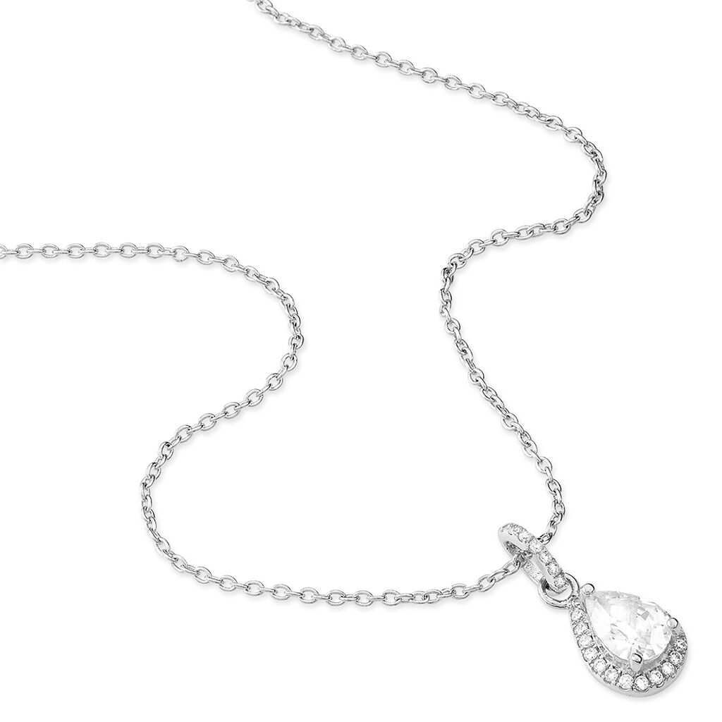 Collier Briony Argent Blanc Oxyde De Zirconium