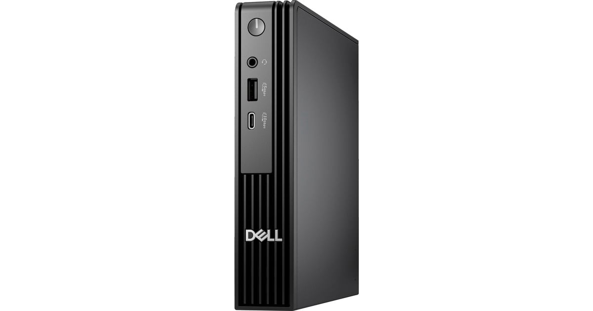 DellPro QCM1250 (20PN3) mini-pc  (Zwart | Core i5-14500T | UHD Graphics 770 | 16 GB | 512GB SSD)