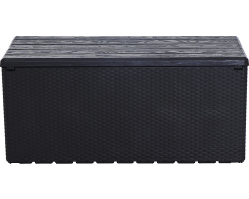 Kussenbox opbergbox 55 x 124 x 56 cm kunststof grijs