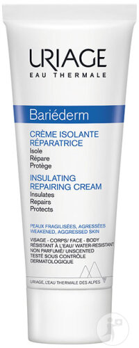 Uriage Bariéderm Crème Isolante Réparatrice Visage Et Corps Tube 75ml