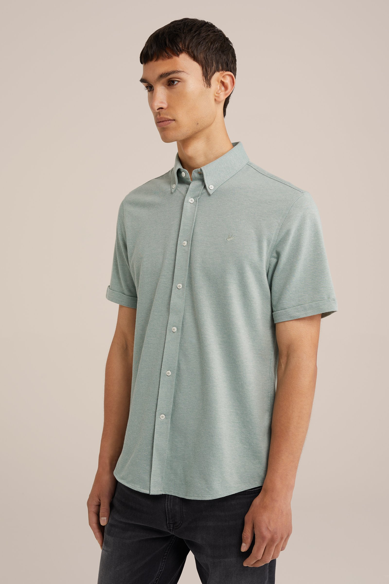 tall fit overhemd WE Fashion Lichtgroen