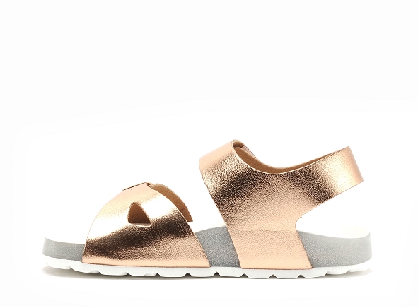 Kickers nu pieds enfant sunkro fille rose