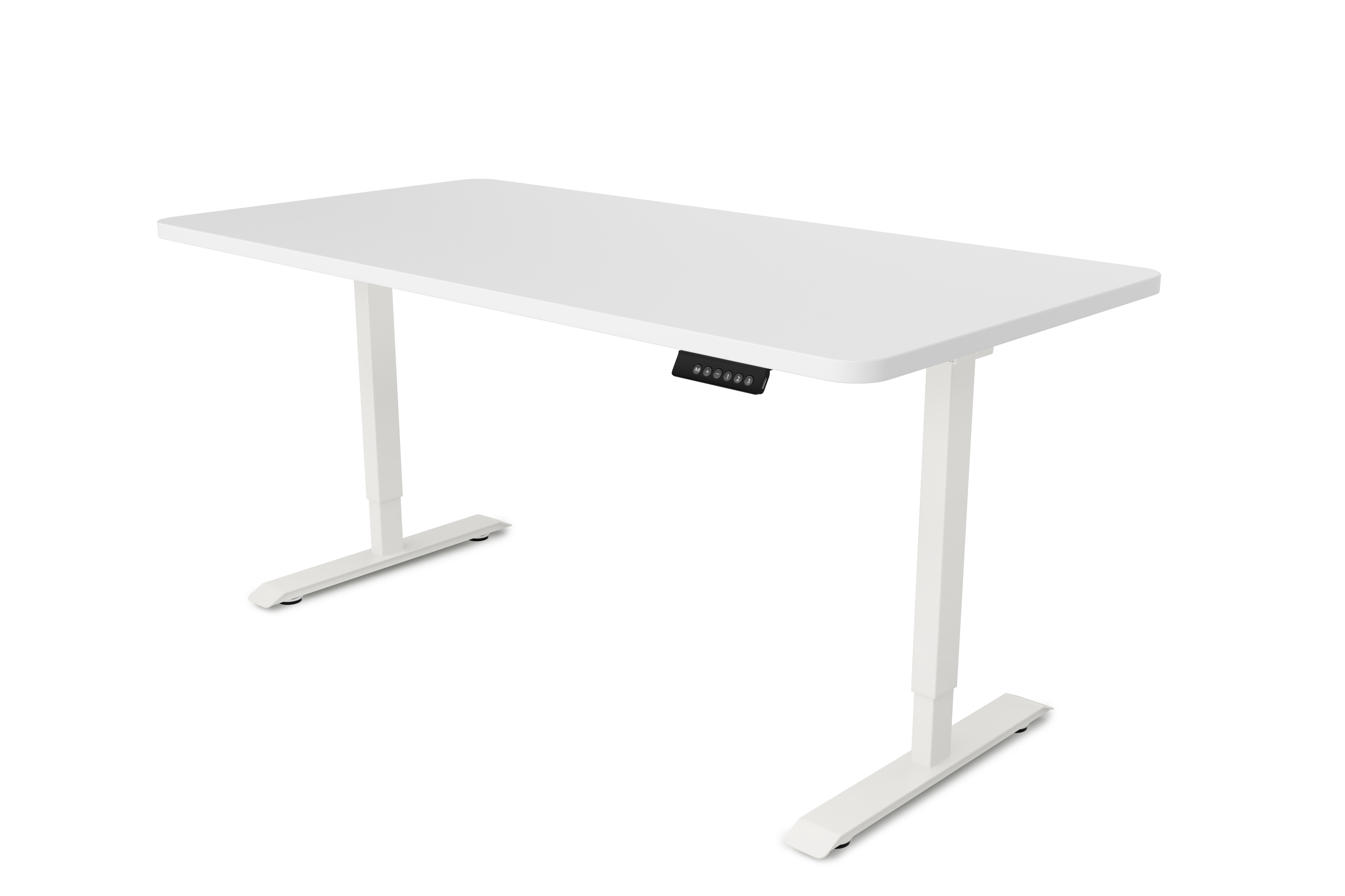 Stehpult elektrisch PREMIUM weiss 140 x 70 cm