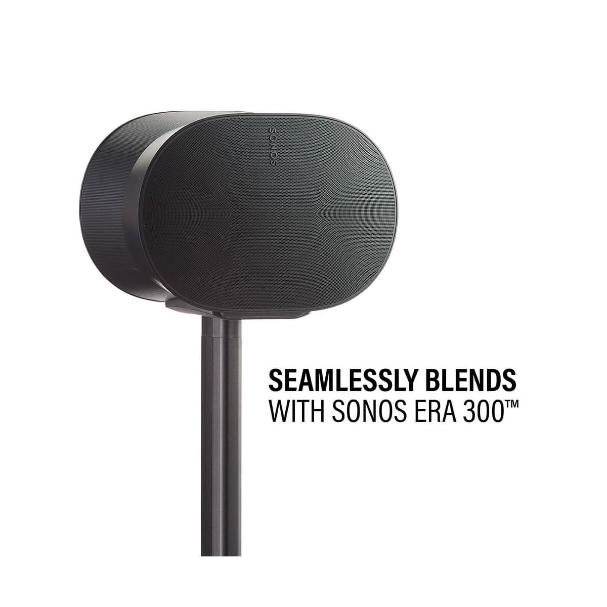 SANUS Gulvstativ for Sonos ERA 300 Single Svart