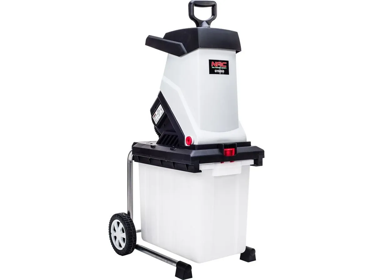NAC BRANCH SHREDDER 2500W SHE250B- BOX-G, DISC, 40mm, 45L.