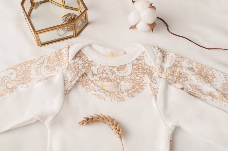 Eco-Friendly Long Sleeve Bodysuit | 100% Organic Cotton