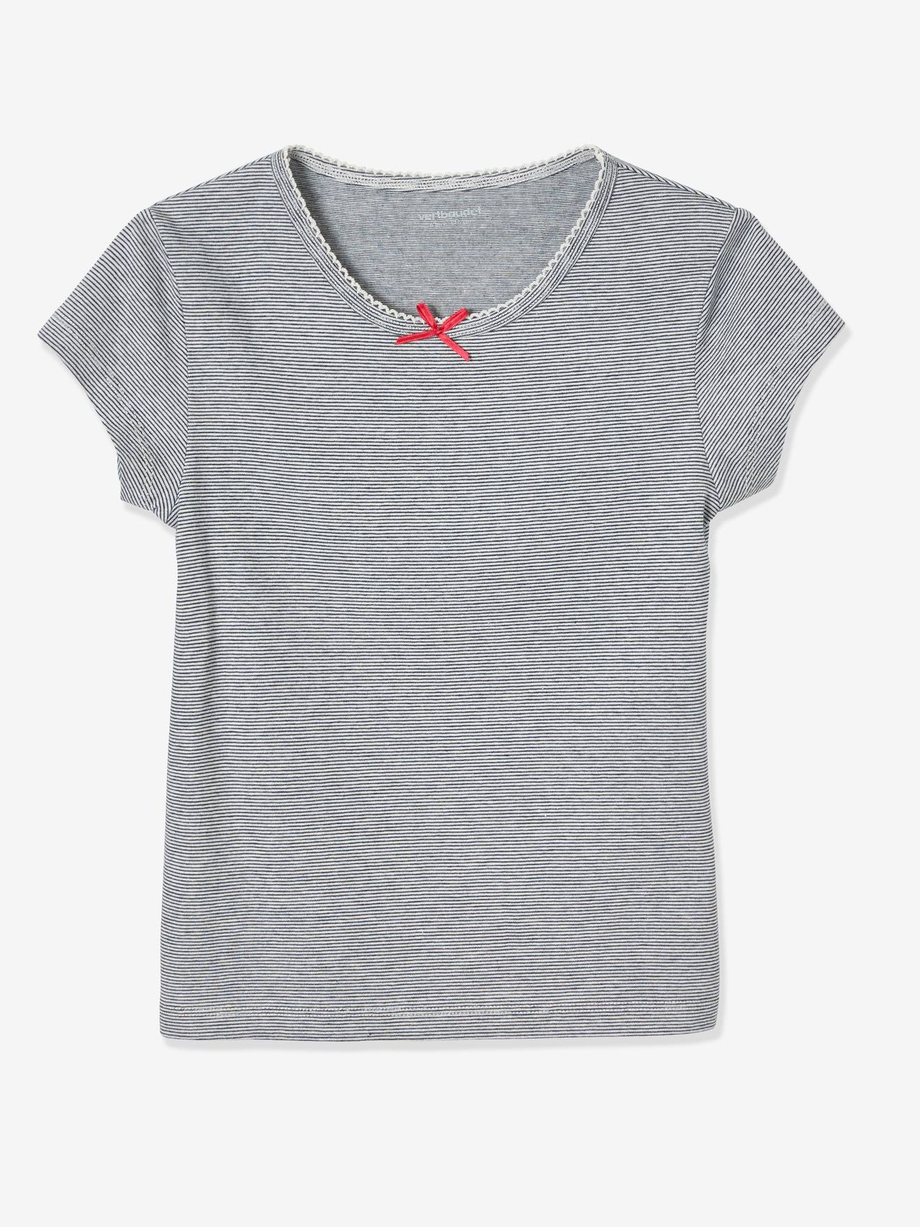 Conjunto de 3 camisetas Dream de manga curta para meninas, branco claro, bicolor/multicoloridas