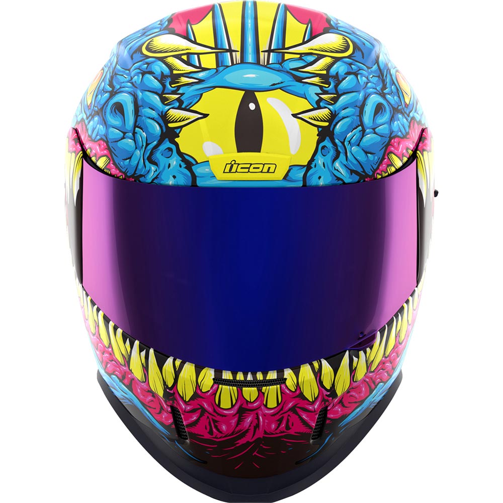 Icon - Casque Airform Mips® Kryola Kreep™ Bleu / Rose / Jaune
