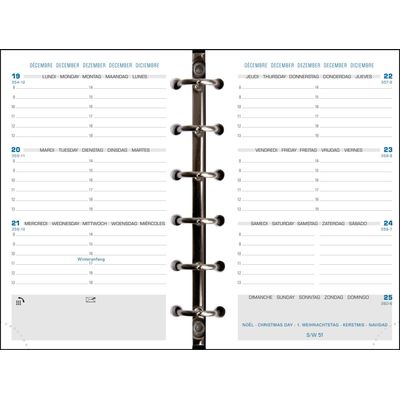Baby-Croco - Organiseur 16 mois - 11 x 14,5 cm - vieux rose - Exacompta