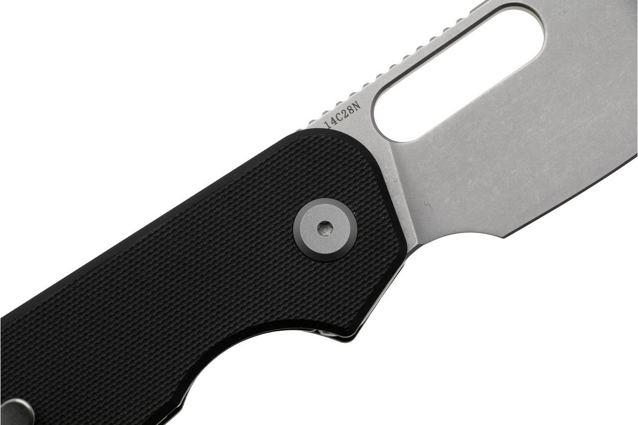 Eutektik EFD EFD-BSW-R Stonewashed 14C28N, Black G10, zakmes
