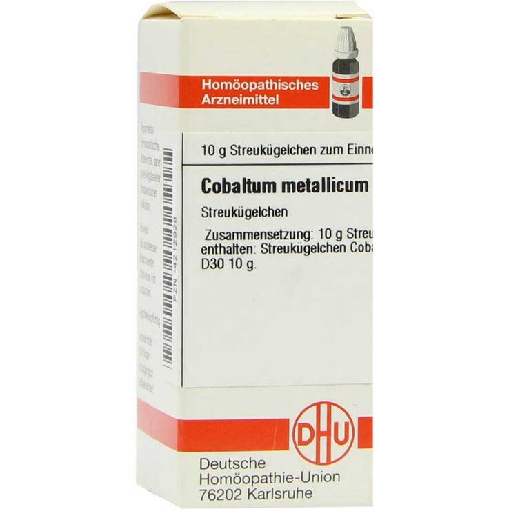 DHU Cobaltum metallicum D 30 Globuli, 10 g