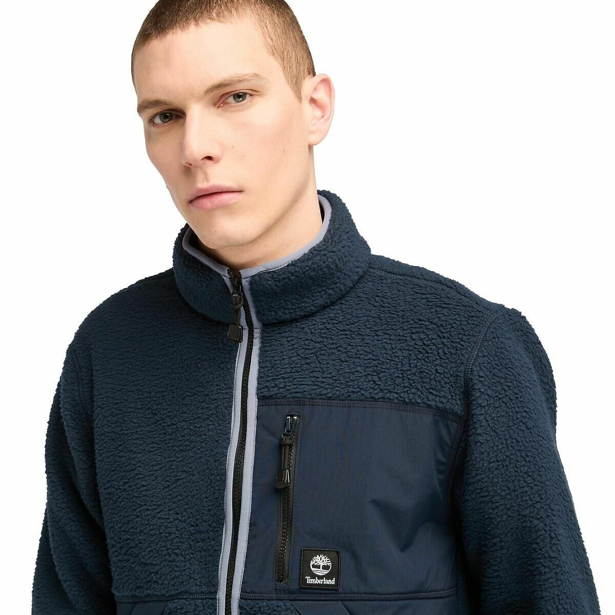 TIMBERLAND<br>Suéter com zíper Sherpa