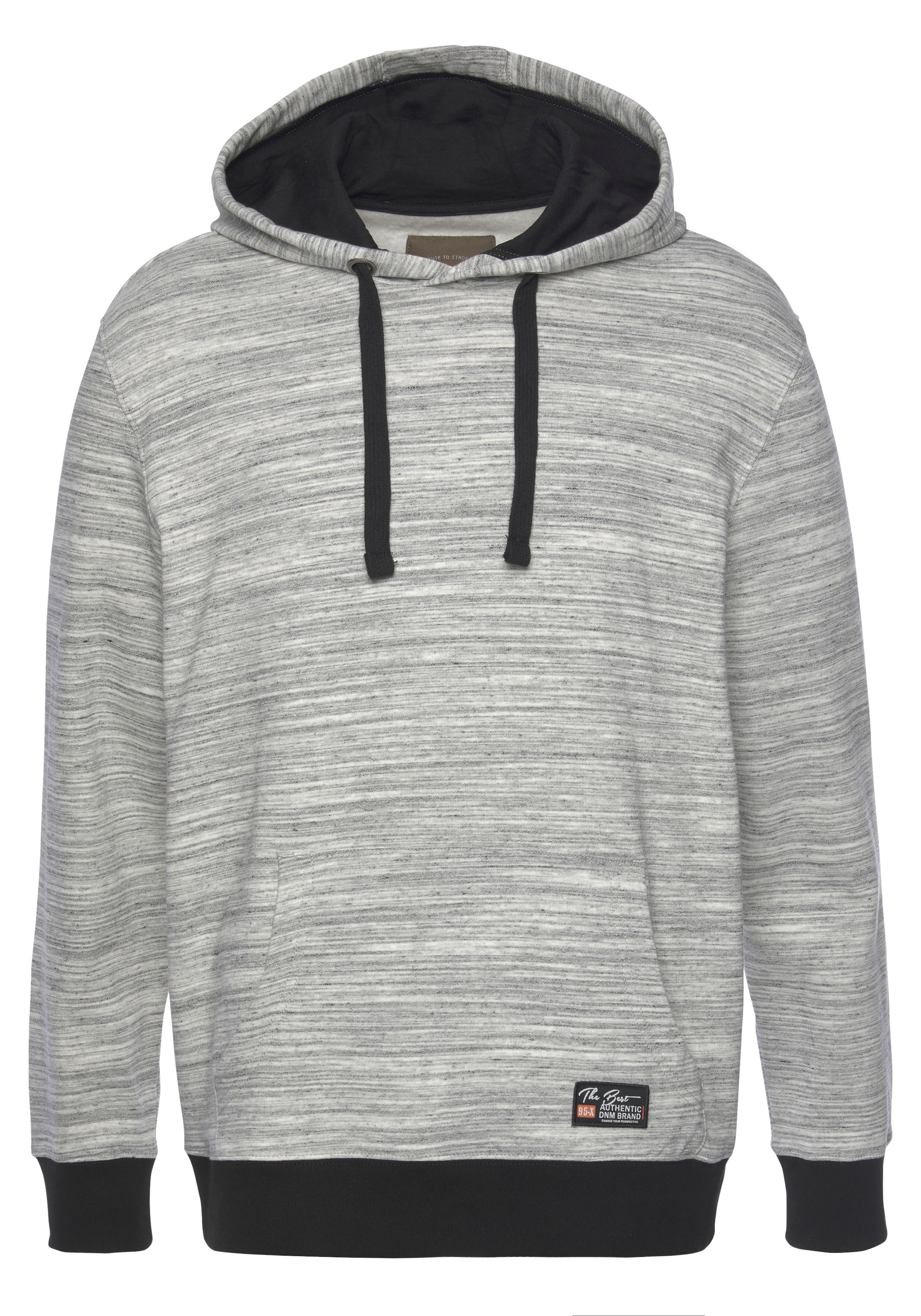 Man's World Kapuzensweatshirt , Langarm,  mit Rippbündchen,  mit Kapuze und Kordelzügen