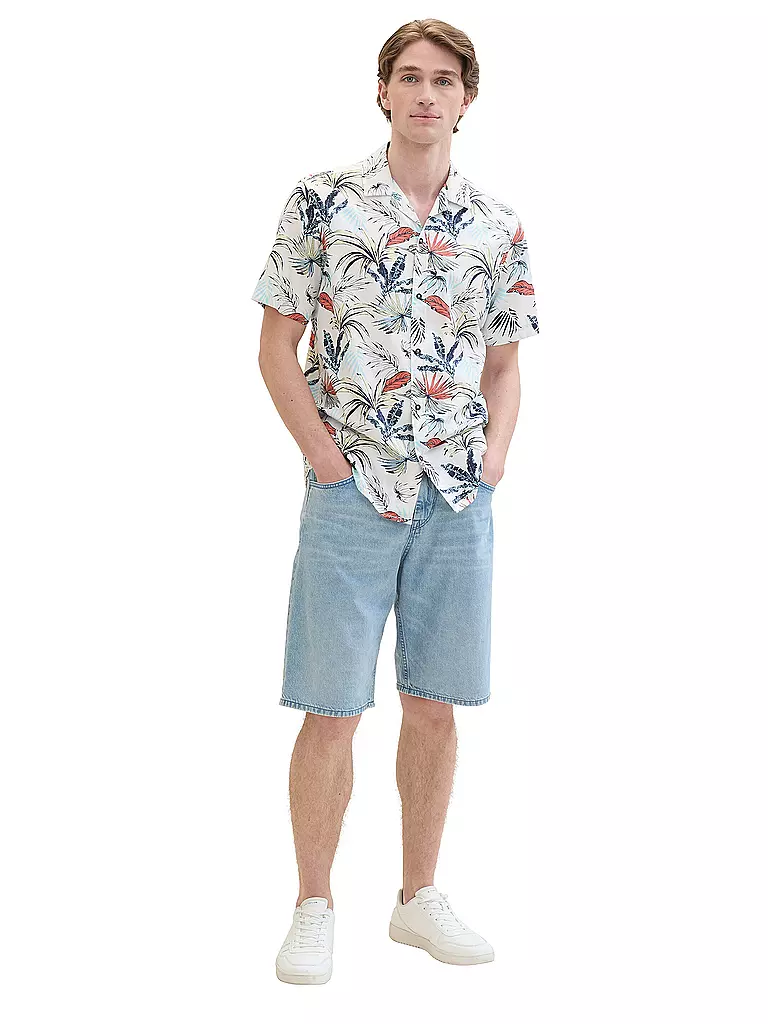 TOM TAILOR Hemd Regular Fit  weiss