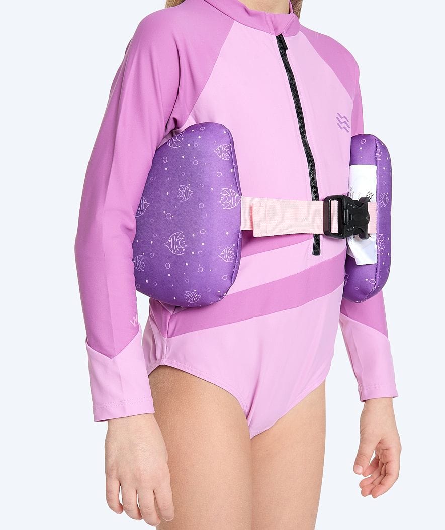 Watery svømmebælte til børn (15-60 kg) - Romney - Atlantic Purple