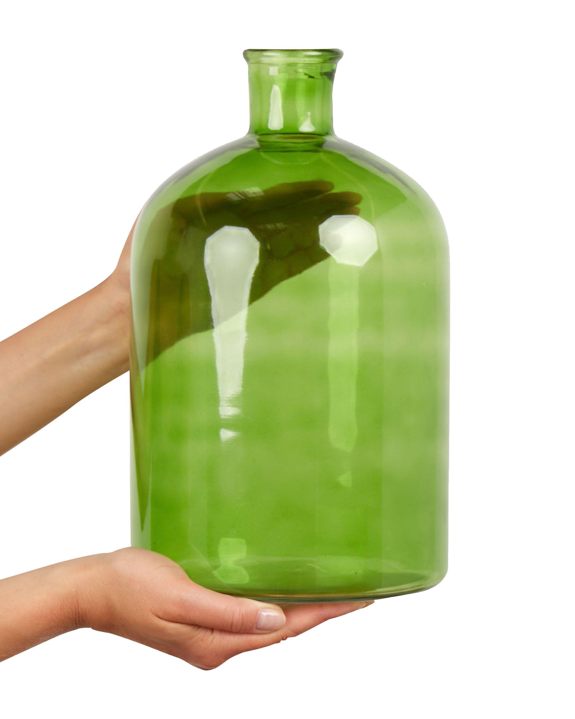 Decoratieve vaas PULAO Glas 31 cm Groen