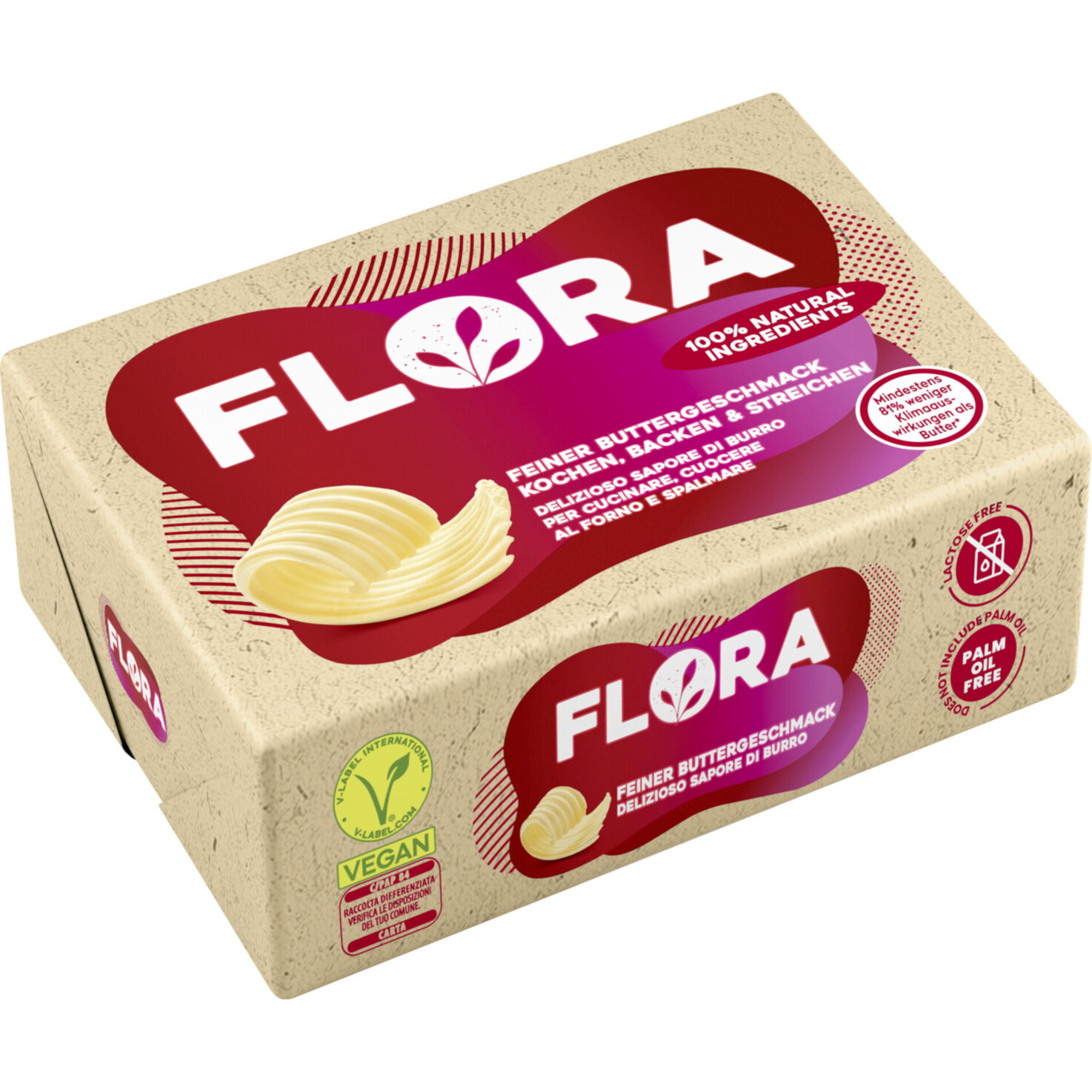 Flora 100% pflanzlich
