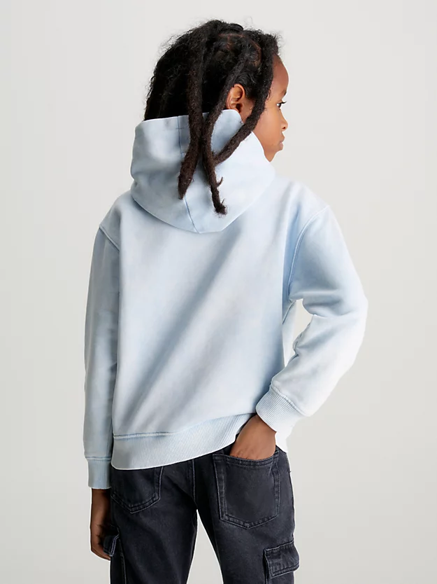 Felèa com capuz, lavagem vintage, modelagem folgada