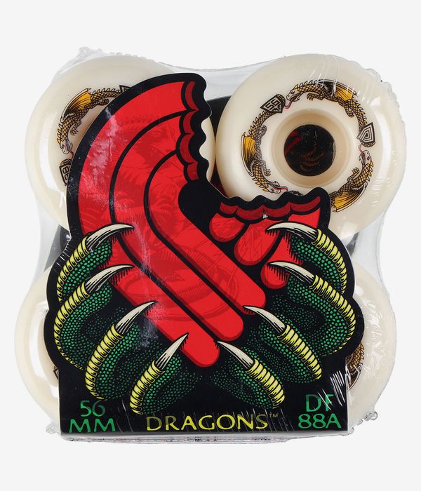 Powell-Peralta Dragons Symmetrical A2 Rollen (off white) 56 mm 88A 4er Pack