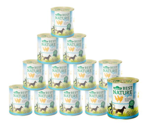Dehner Best Nature Nassfutter für Hunde Light