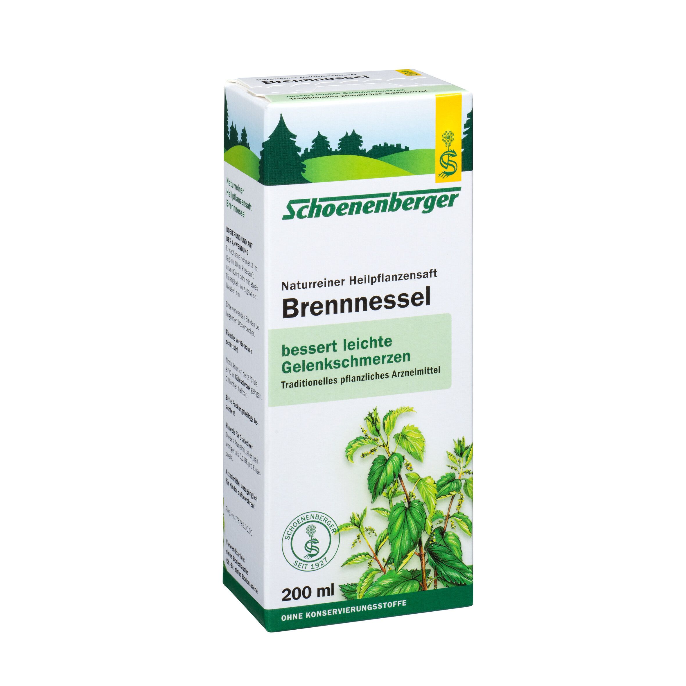 Schoenenberger® naturreiner Heilpflanzensaft Brennnessel