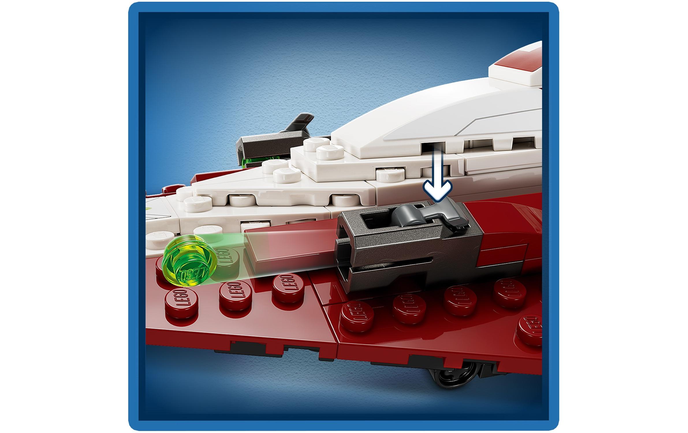 Star Wars Obi-Wan Kenobi's Jedi Starfighter 75333Modell eines klassischen Sternjägers