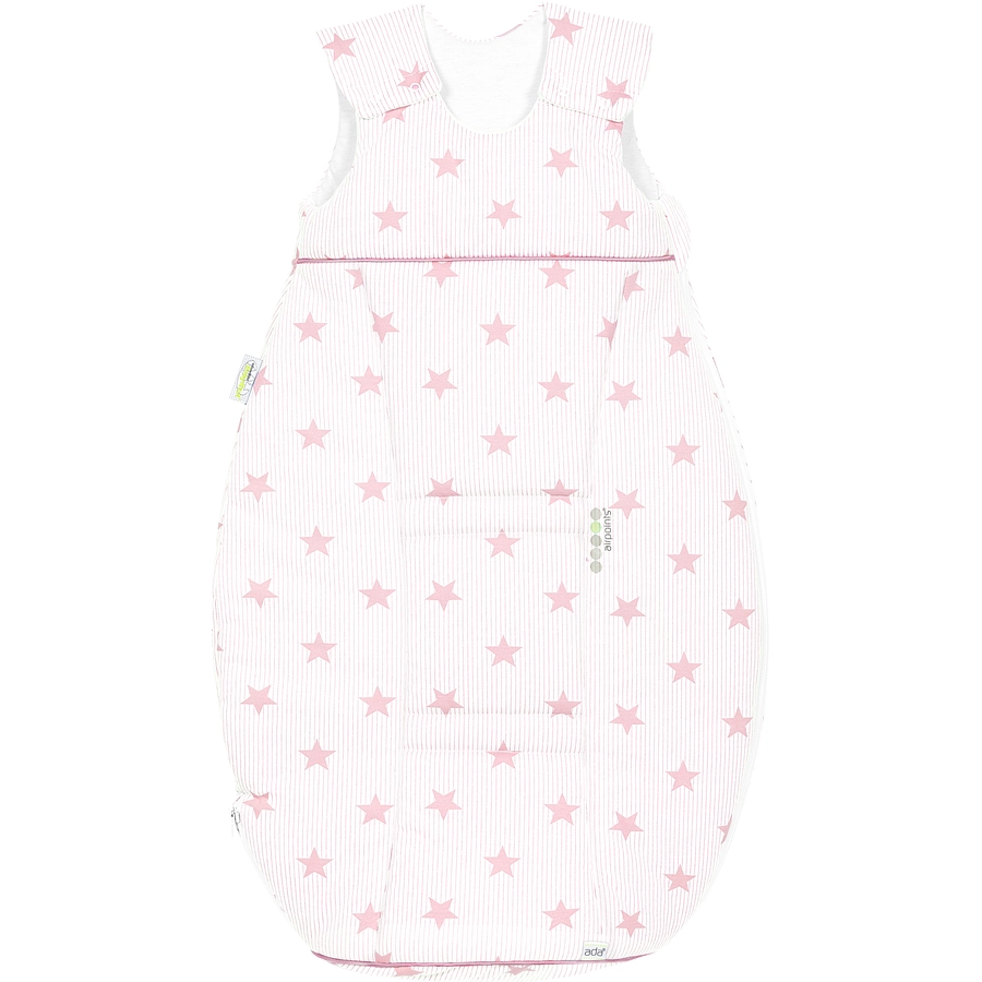 odenwälder Babynest Jerseyschlafsack airpoints stars candy pink