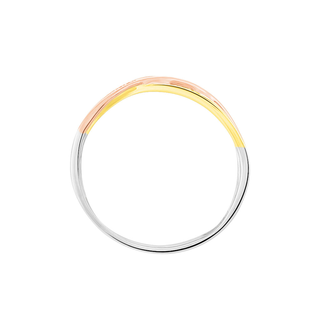 Bague Sabera Or Tricolore Diamant