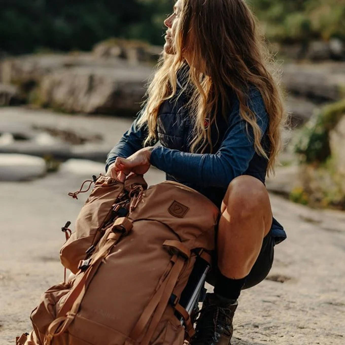 Fjällräven backpack Kajka 35 S/M antraciet