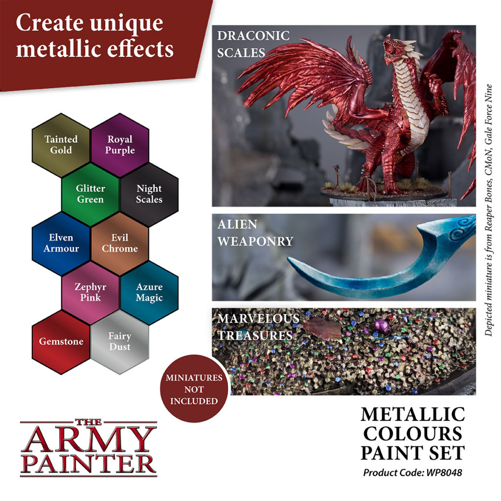 Warpaints Metallics Colors Paint Set