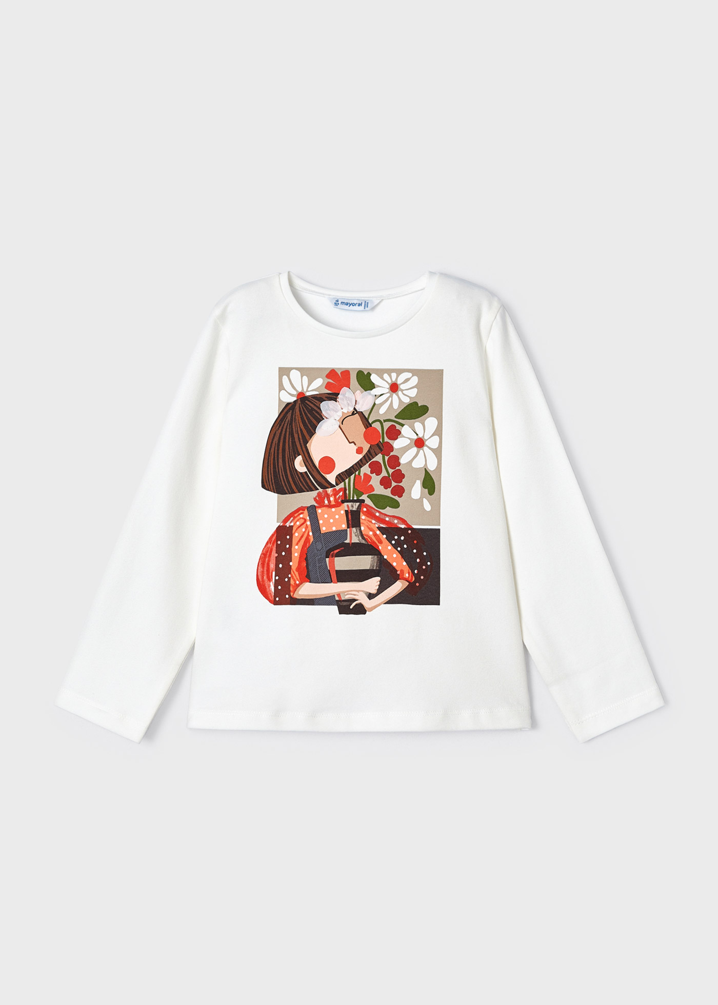 Camiseta estampada Better Cotton para meninas