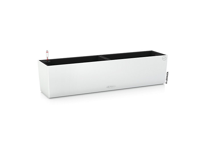 Jardinière Lechuza Color blanc 80 x 19 x h.19 cm