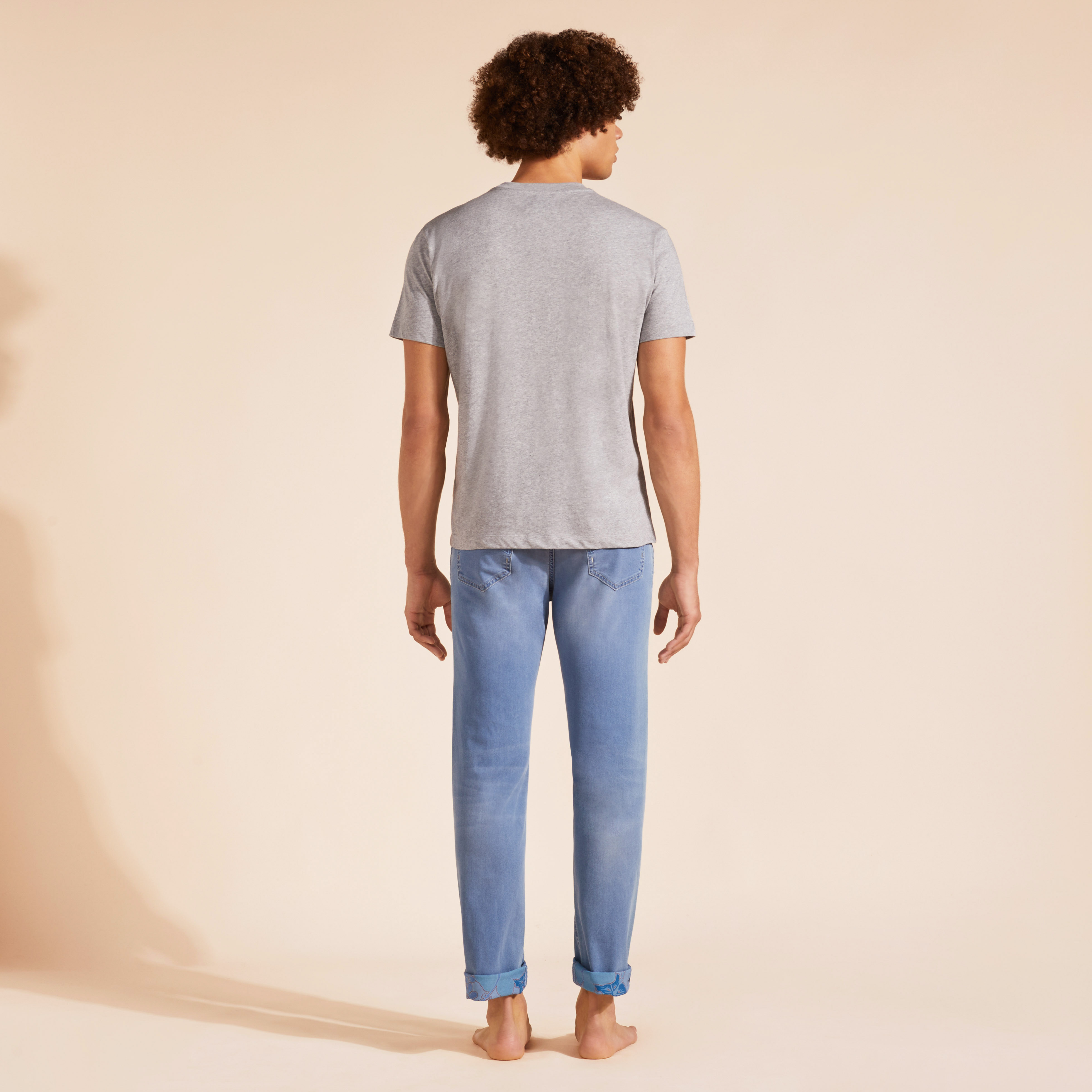 T-Shirt en Coton Homme Blue Sailing Boat