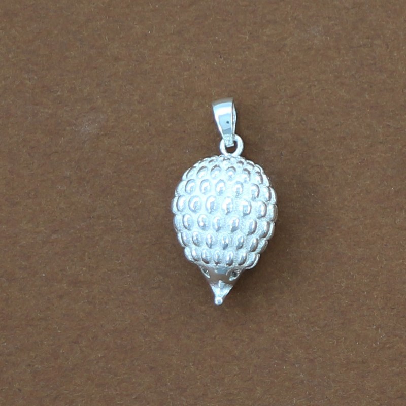Grand pendentif hérisson ou Niglo - Argent massif