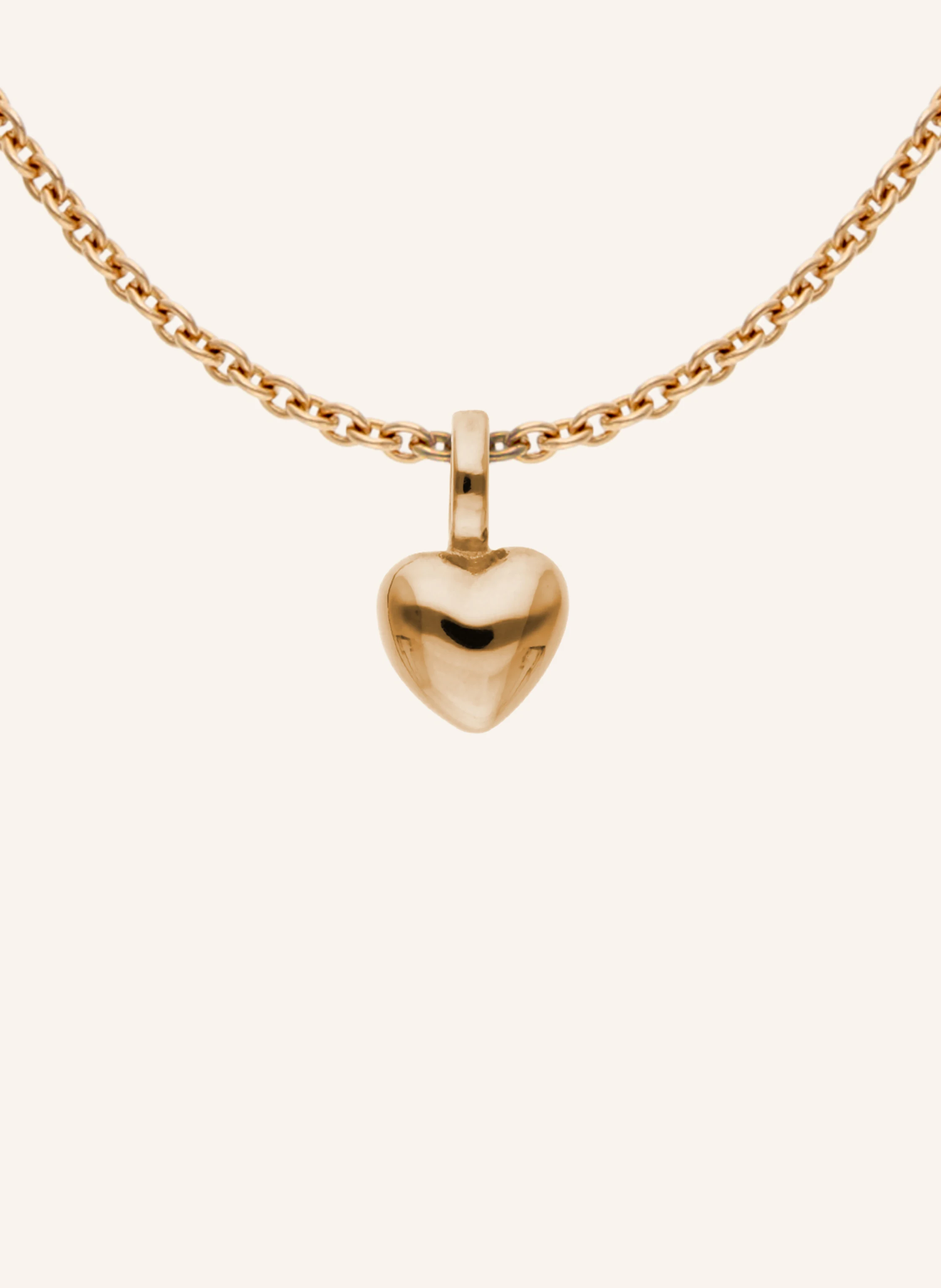 CADA Kette ROUND TINY HEART