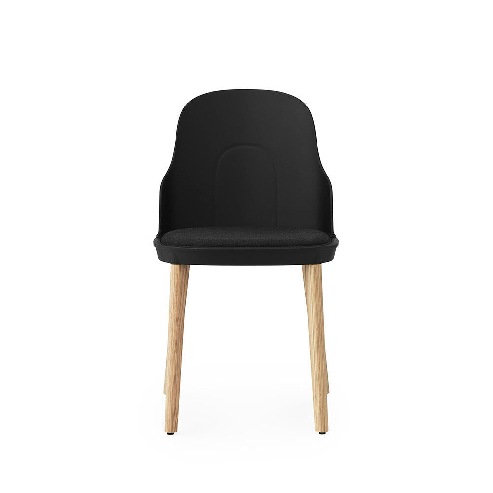 Normann Copenhagen  Allez stol, m/betræk Main Line Flax - sort/egetræ