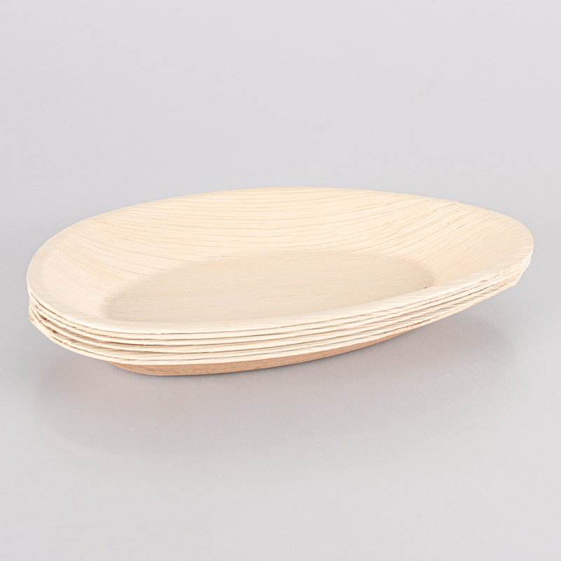 Lot de 6 assiettes ovales 'Pure'