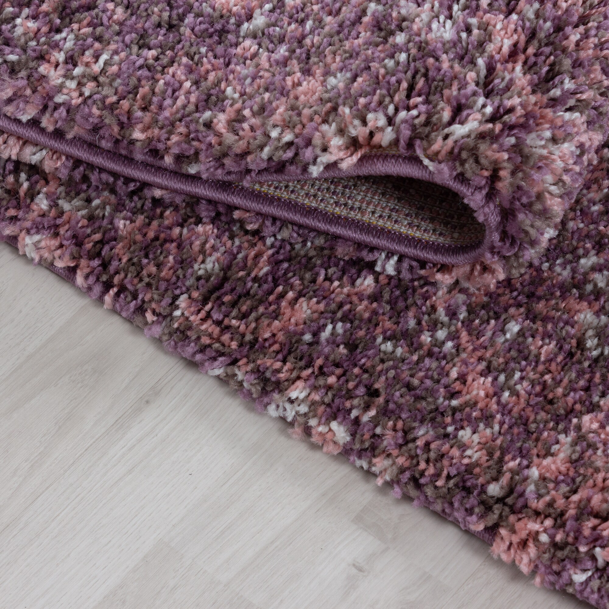 Modern Hochflor Teppich Flauschiger Langflor Teppich, Shaggy Flokati, Rechteckig