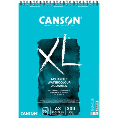 CANSON Aquarelle - bloc à dessins - XL - A3 - 30 feuilles