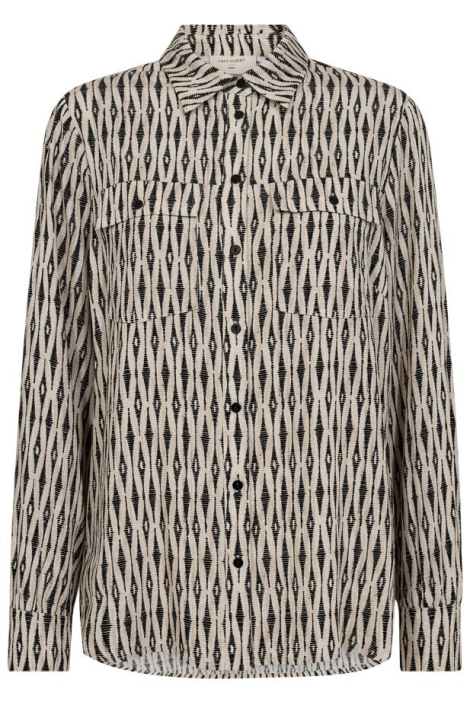 Freequent beige dames blouse