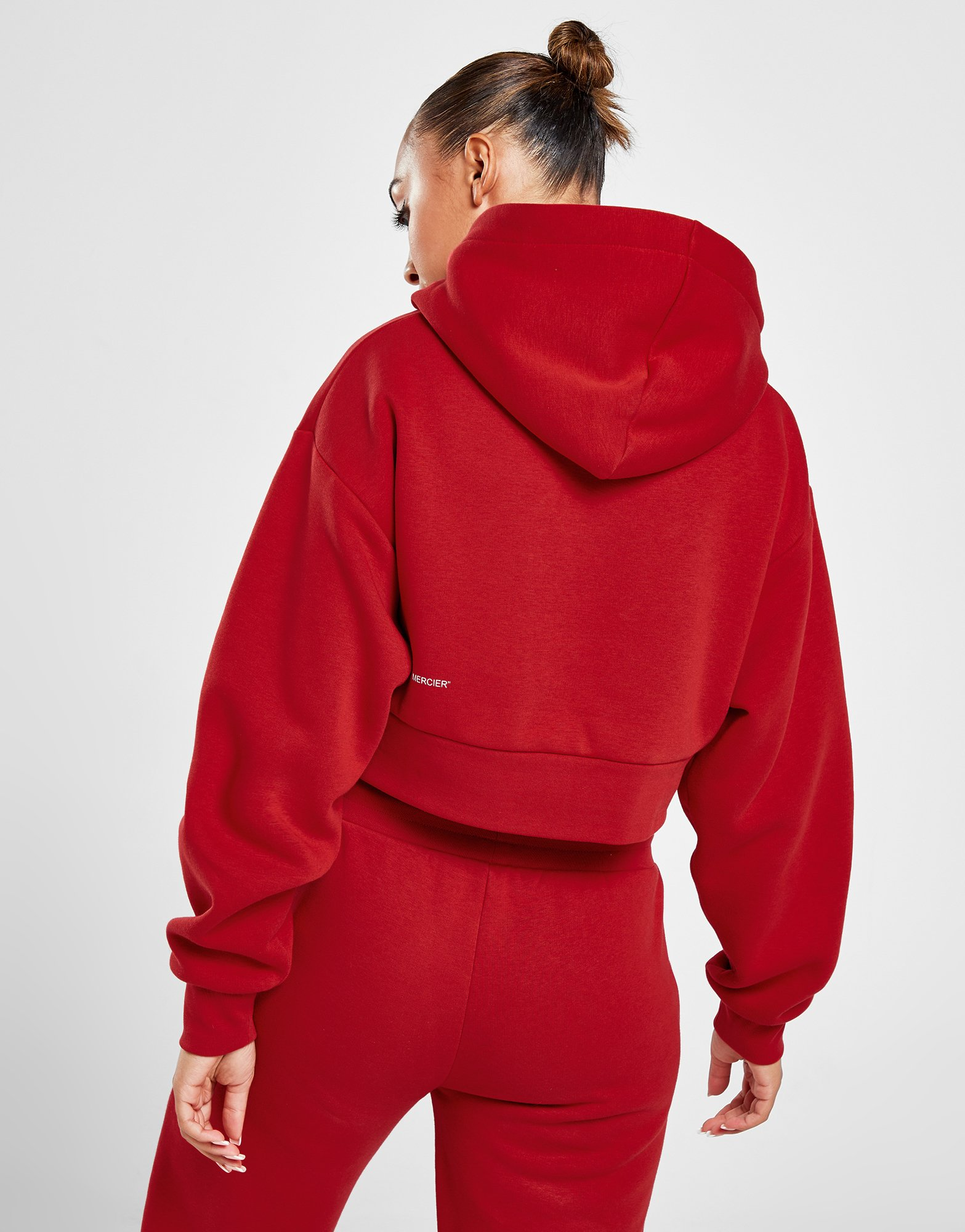 MERCIER Sweat à Capuche Court Femme
