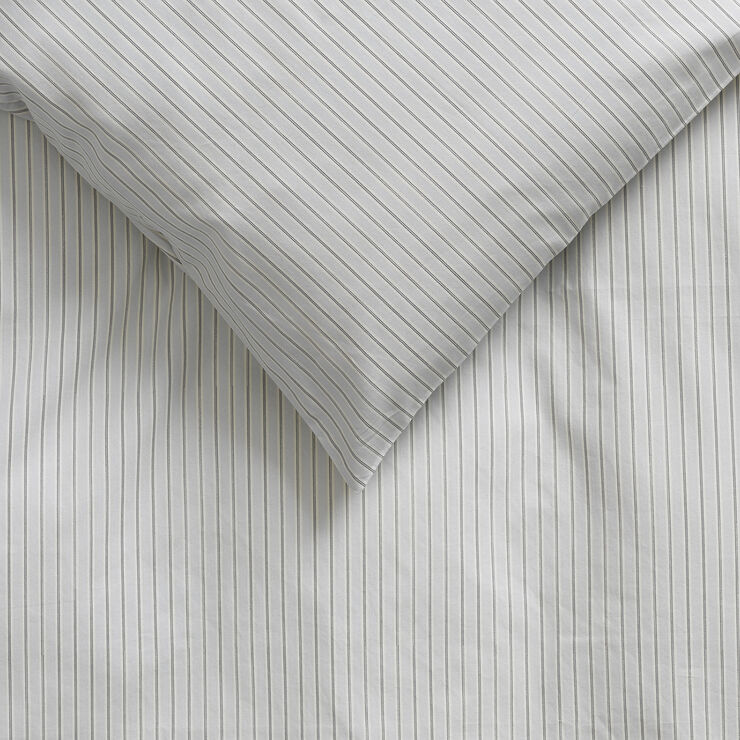 by KlipKlap Sengetøj baby Alfred stripe moon grey