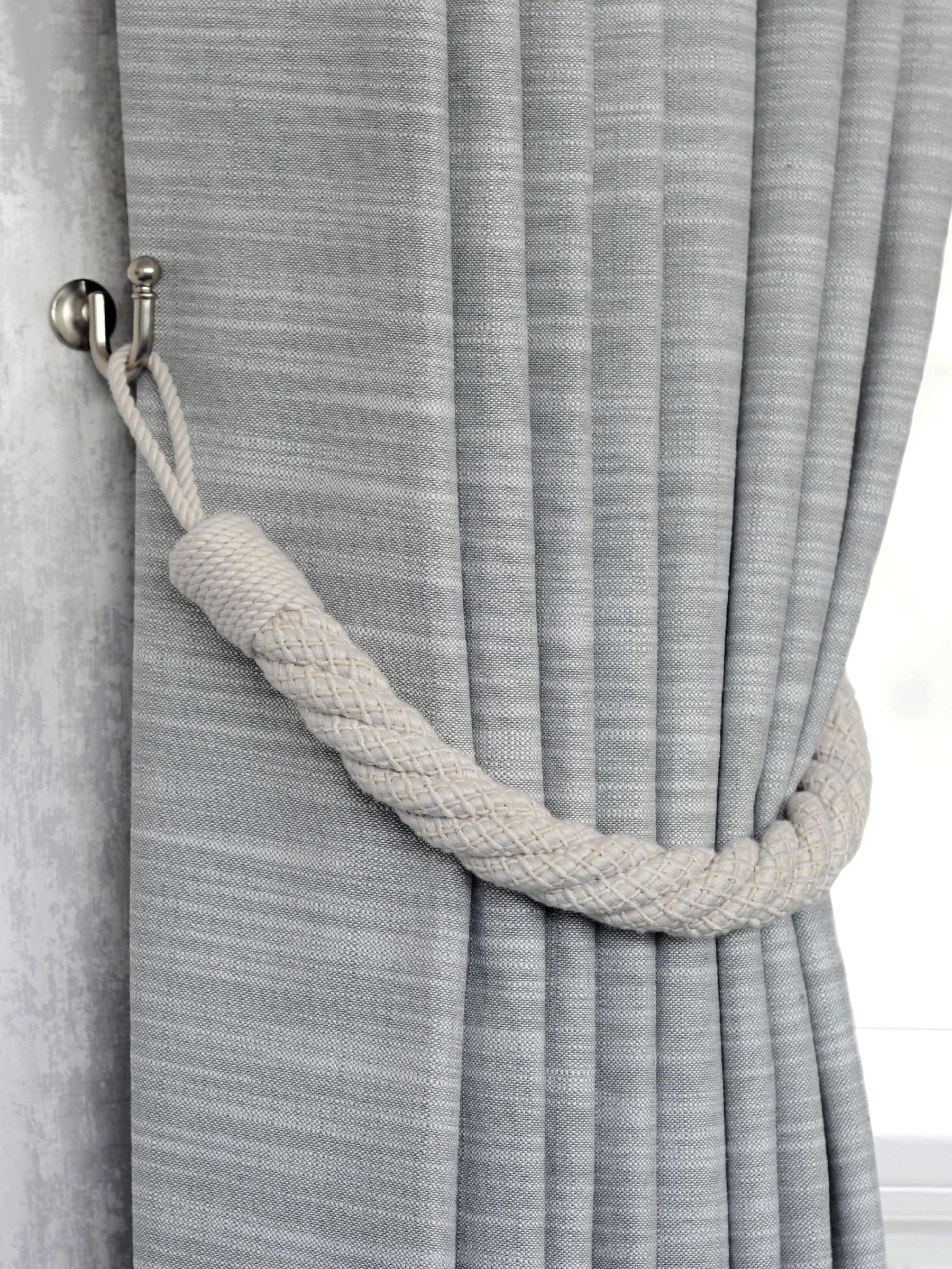 Laura Ashley Set of Two Felton Rope Tie Backs