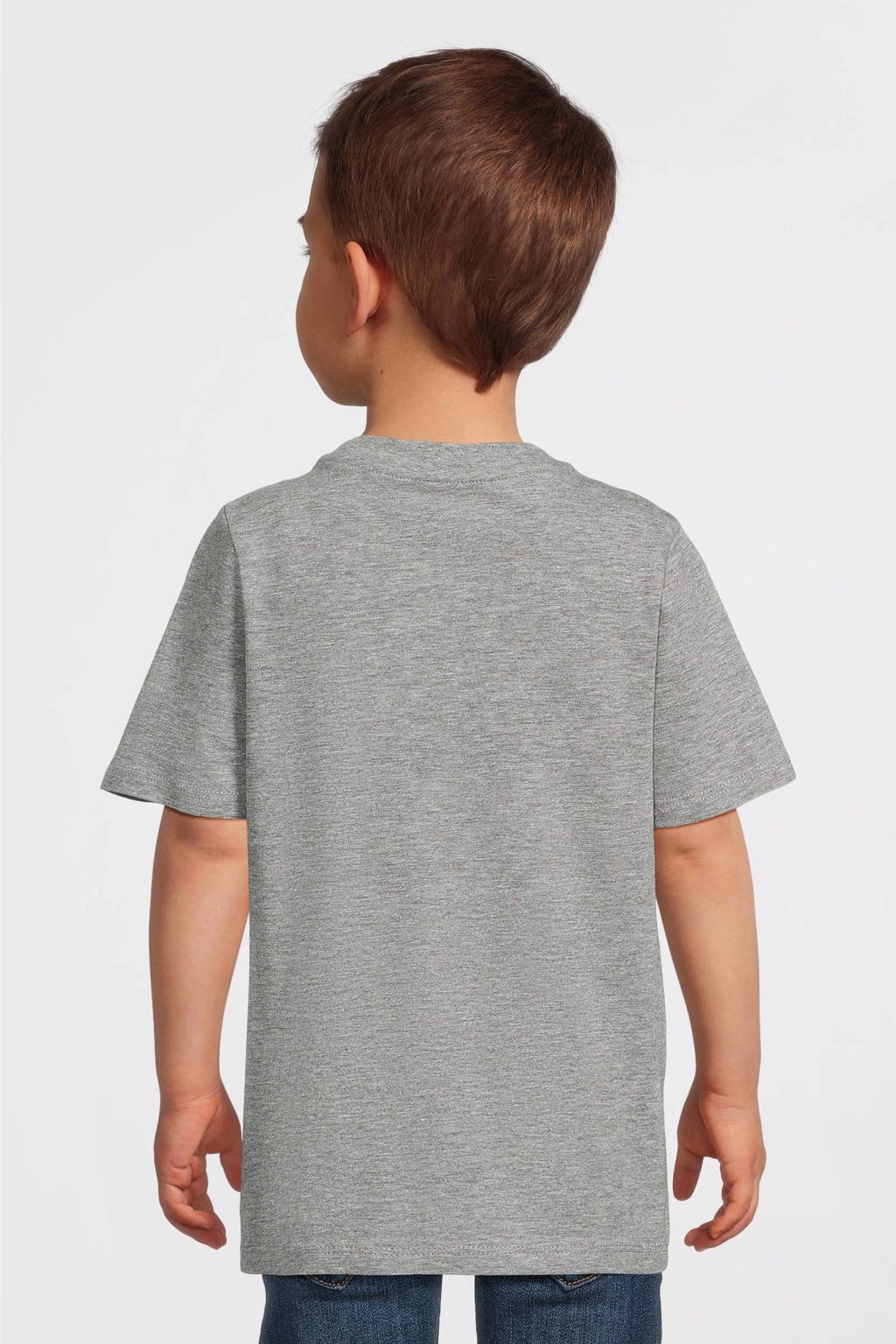 anytime T-shirt grijs melange