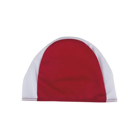 Fashy Stoffbadehaube rot-weiß