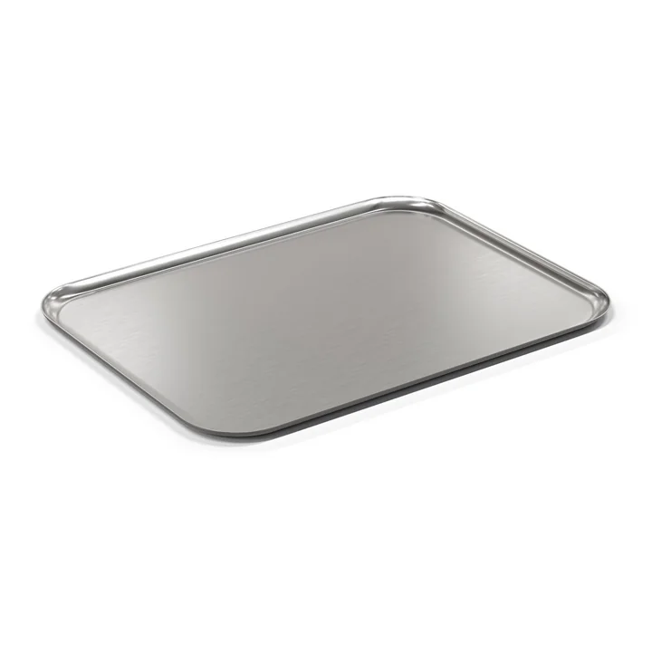 Nichba Design - Serviertablett XL, 30 x 40 cm, Edelstahl