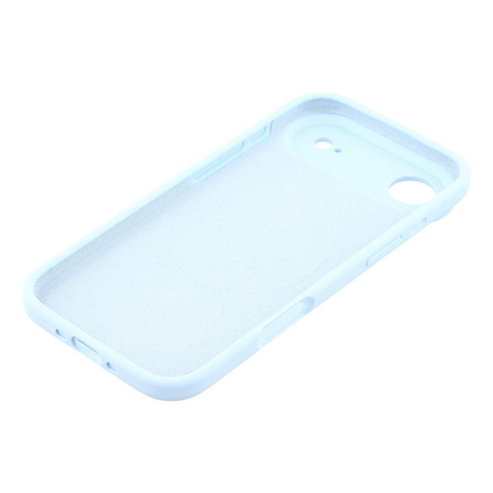 iPhone Air MagSafe Silikon Case Hülle - Hellblau