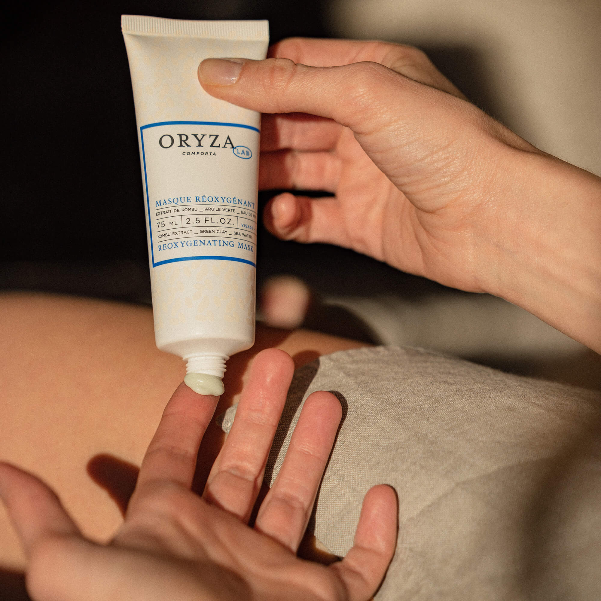 Oryza Lab Masque Visage Réoxygénant