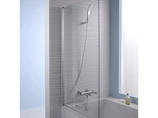 Baignoire bain douche JACOB DELAFON Struktura + pare bain + tablier + étagère 170 x 75