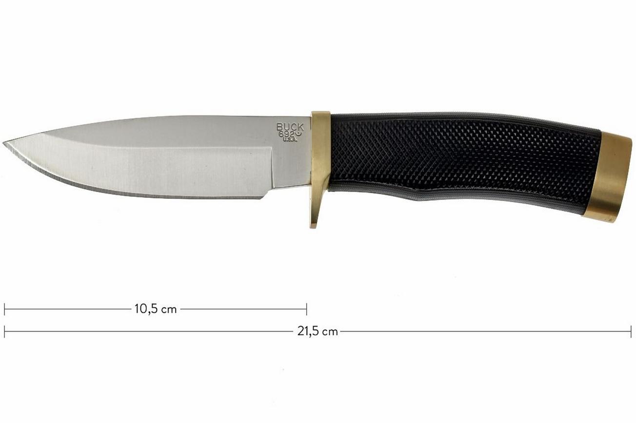 Buck 692 Vanguard 0692BKS-B zwart rubber